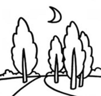 森林简笔画 森林简笔画简单又漂亮