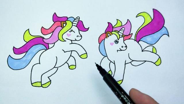 马的简笔画 马的简笔画儿童