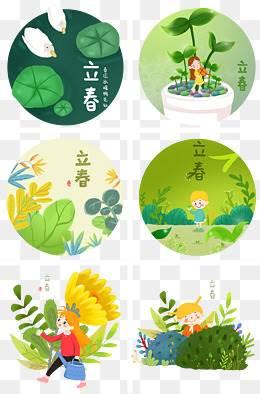 立春可爱简笔画插图 立春简笔画简单又漂亮