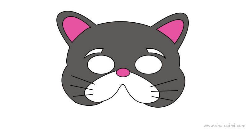 面具儿童画怎么画 面具简笔画步骤