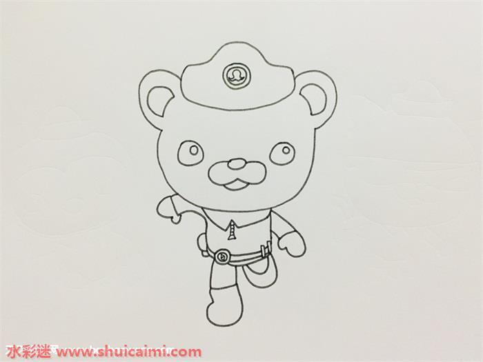 海底小纵队怎么画 海底小纵队简笔画简单好看