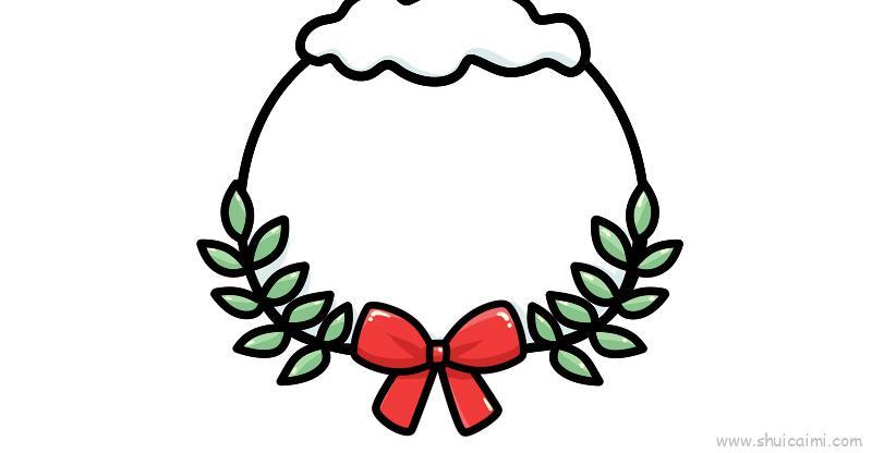 圣诞节边框儿童画怎么画 圣诞节边框简笔画顺序