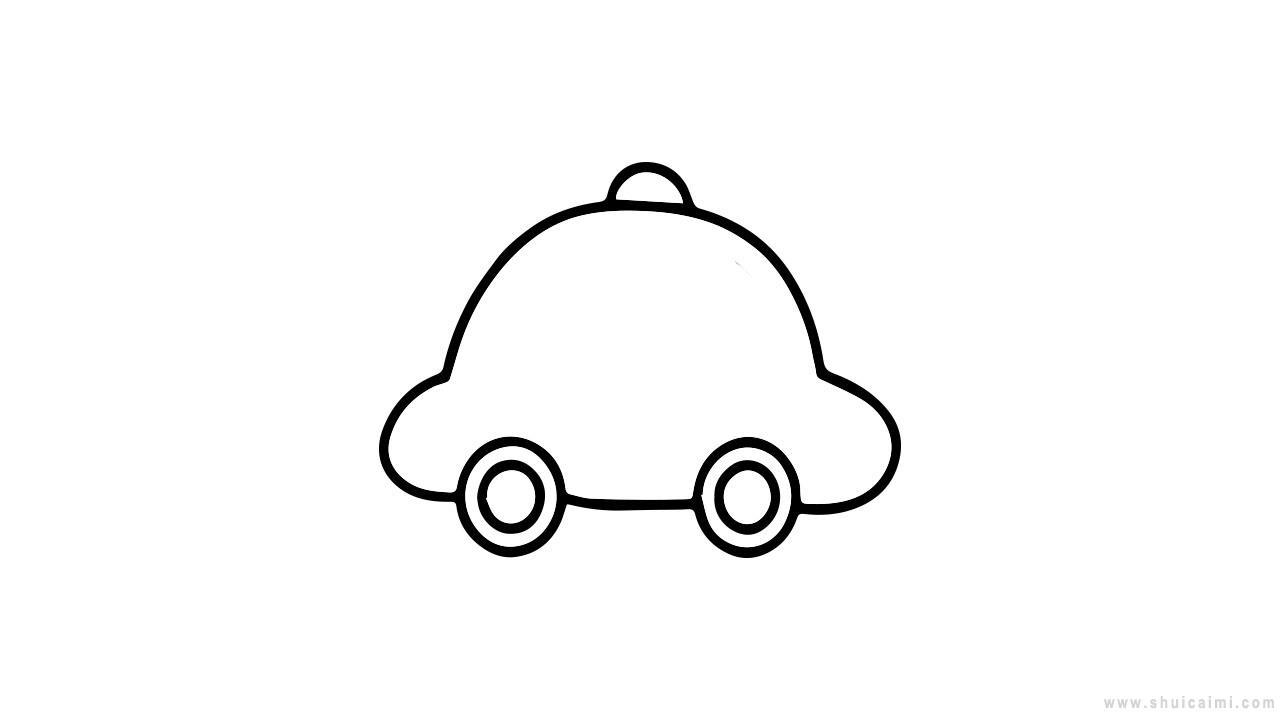 小轿车简笔画怎么画 小轿车简笔画简单又好看