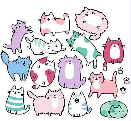 可爱的小猫简笔画 画一只可爱的小猫简笔画