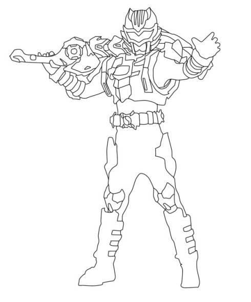 铠甲勇士简笔画 铠甲勇士简笔画图片大全