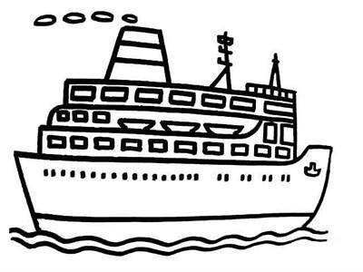 船的简笔画 船的简笔画彩色