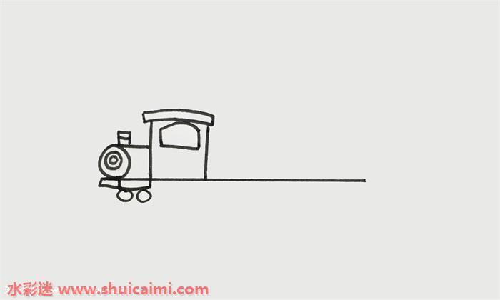 火车怎么画 火车简笔画画法