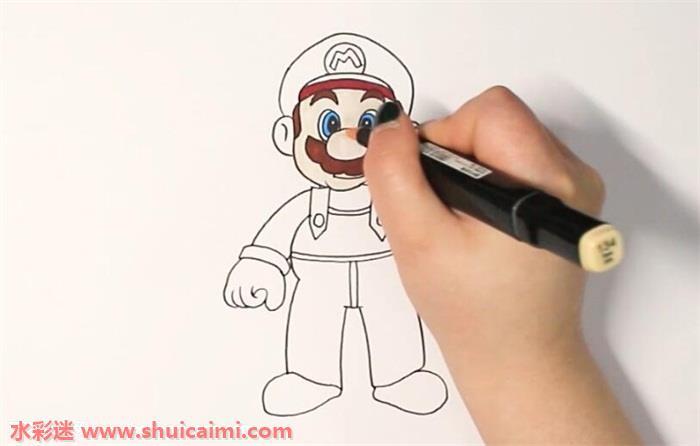 超级马里奥怎么画 超级马里奥简笔画图片大全