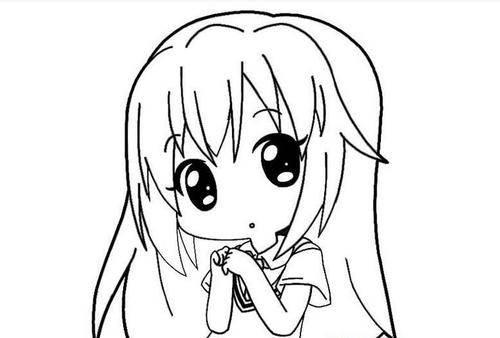 女孩简笔画漂亮可爱 劳动女孩简笔画漂亮可爱