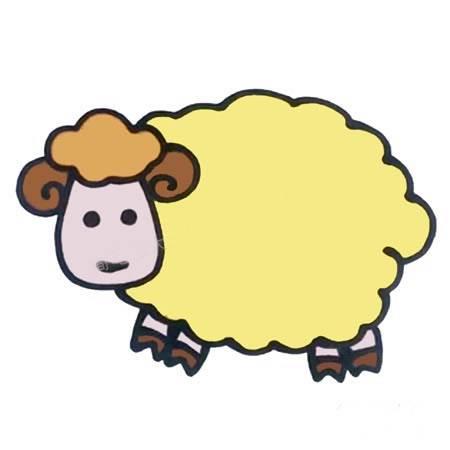 小羊简笔画图片大全可爱 小羊简笔画图片大全可爱版