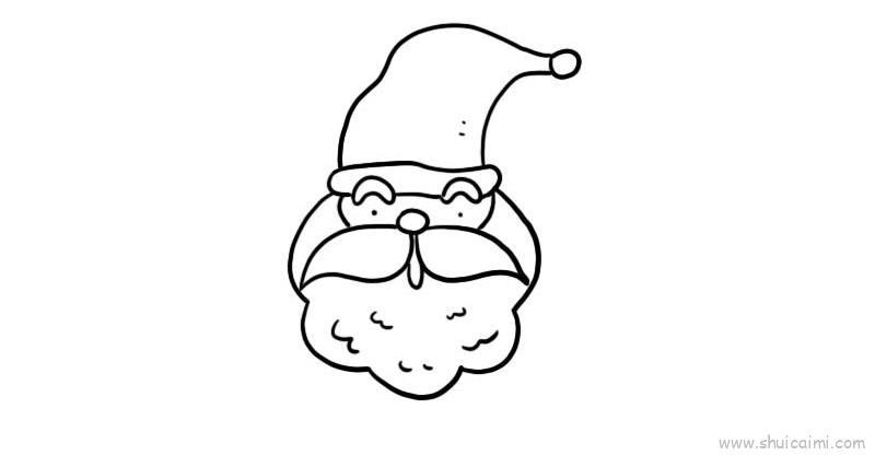 圣诞老人头像儿童画怎么画 圣诞老人头像简笔画简单又好看
