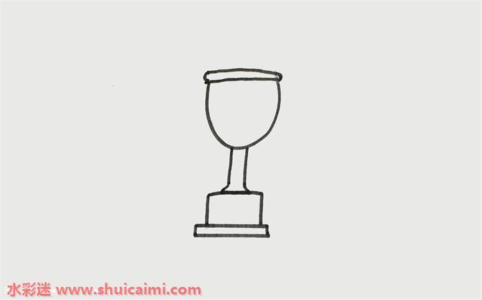 奖杯怎么画 奖杯简笔画彩色