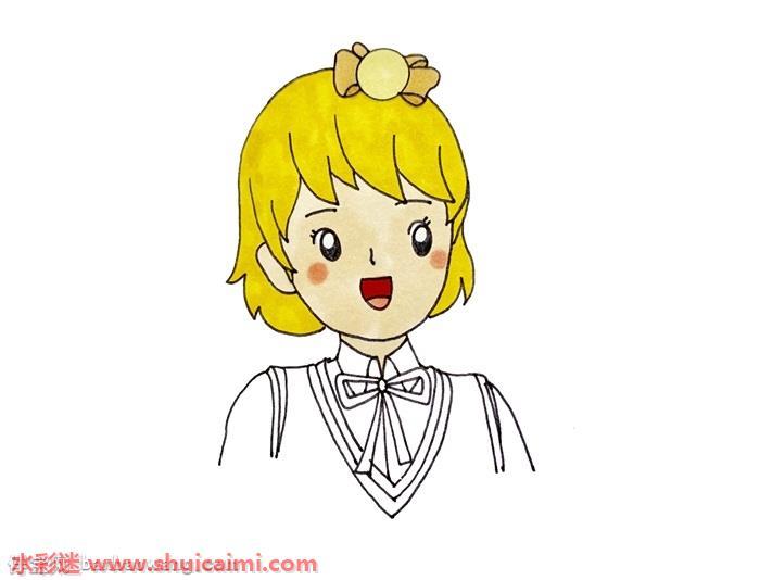 杨松儿怎么画 杨松儿简笔画画法