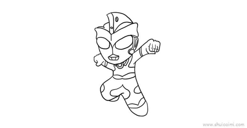维克特利奥特曼儿童画怎么画 维克特利奥特曼简笔画好看