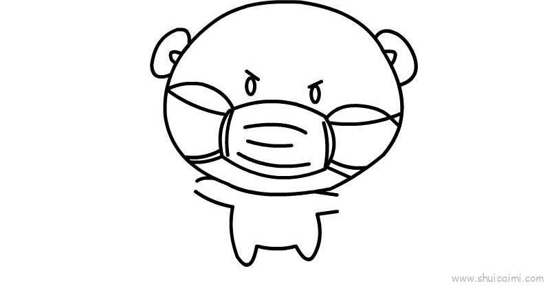防疫儿童画怎么画 防疫简笔画简单又好看