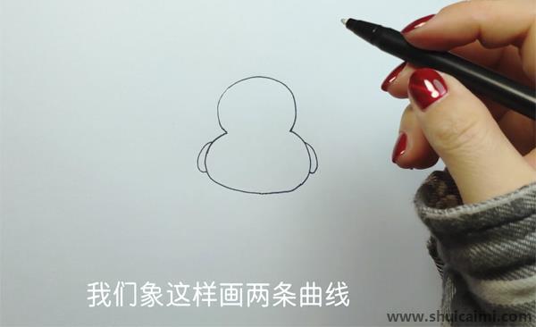 小黄鸭儿童画怎么画 小黄鸭简笔画彩色可爱图片大全