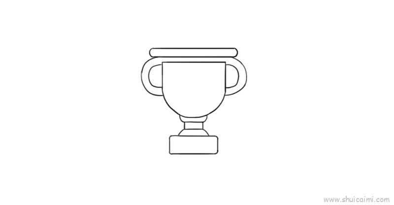 奖杯儿童画怎么画 奖杯简笔画图片
