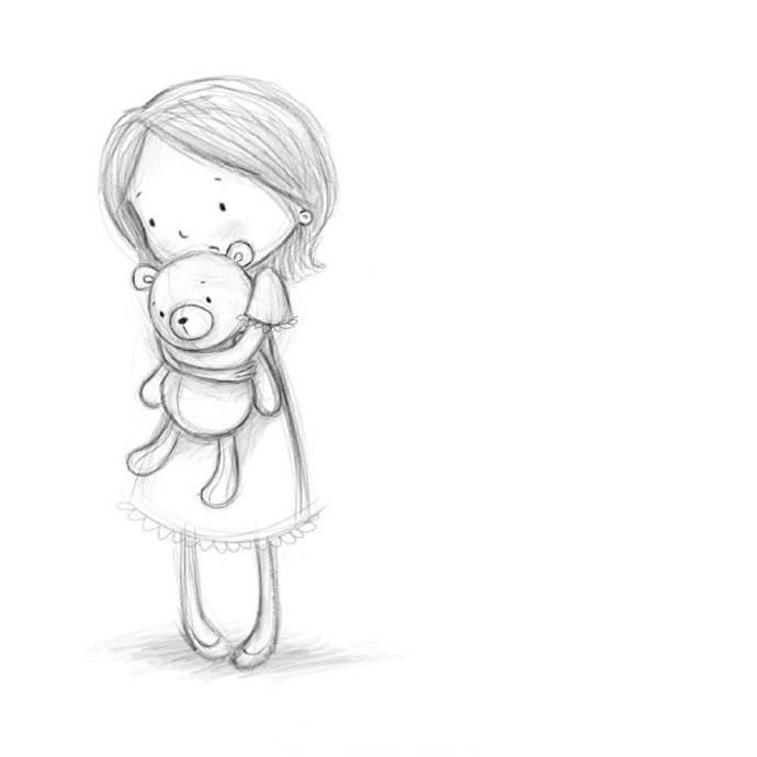 可爱的卡通人物简笔画 可爱的卡通人物简笔画图片大全