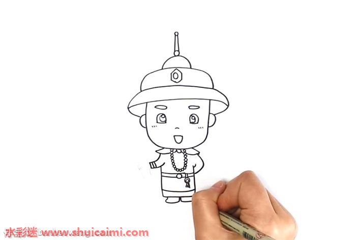 皇帝怎么画 皇帝简笔画漂亮彩色