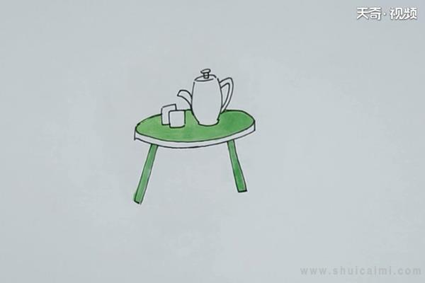 桌子简笔画怎么画 桌子简笔画图片