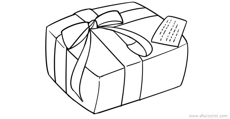 情人节礼物儿童画怎么画 情人节礼物简笔画步骤