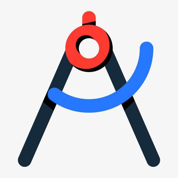 圆规简笔画 圆规简笔画拟人