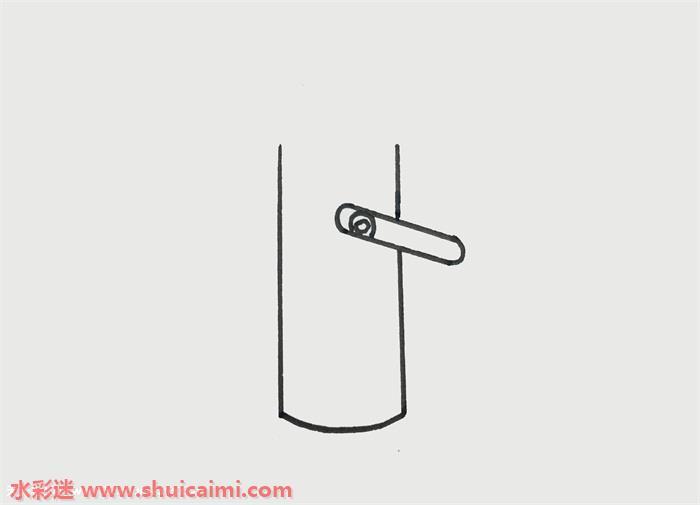 水瓶怎么画 水瓶简笔画步骤图