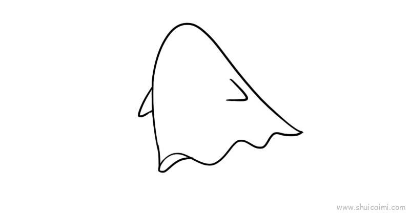 恐怖幽灵儿童画怎么画 恐怖幽灵简笔画好看