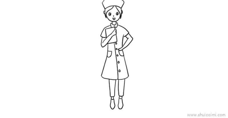 白衣天使教程儿童画怎么画 白衣天使教程简笔画简单又好看