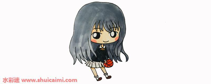 动漫人物赤木晴子怎么画？赤木晴子简笔画步骤教程