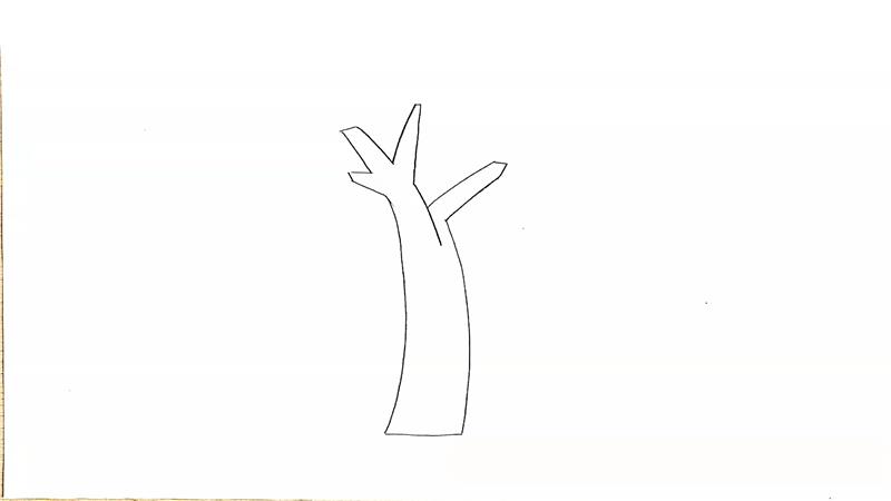 梧桐树简笔画怎么画 梧桐树简笔画步骤