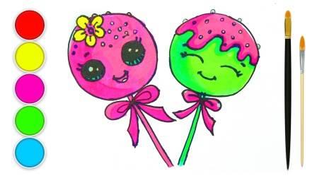 棒棒糖简笔画 棒棒糖简笔画图片