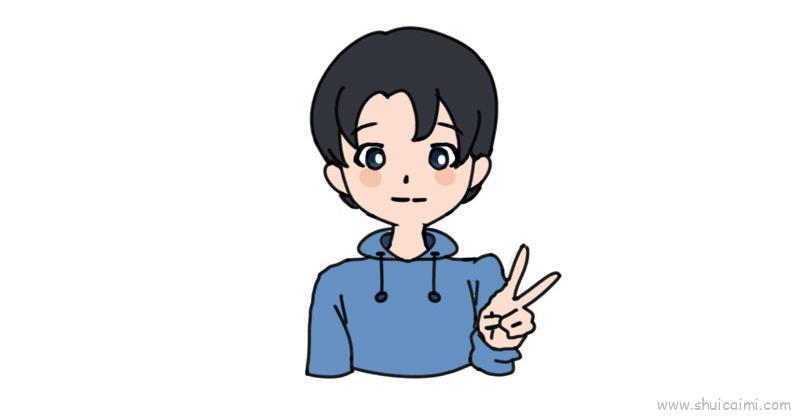 网红头像教程儿童画怎么画 网红头像教程简笔画步骤