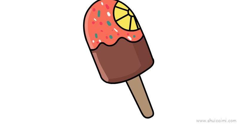 冰淇淋儿童画怎么画 冰淇淋简笔画画法