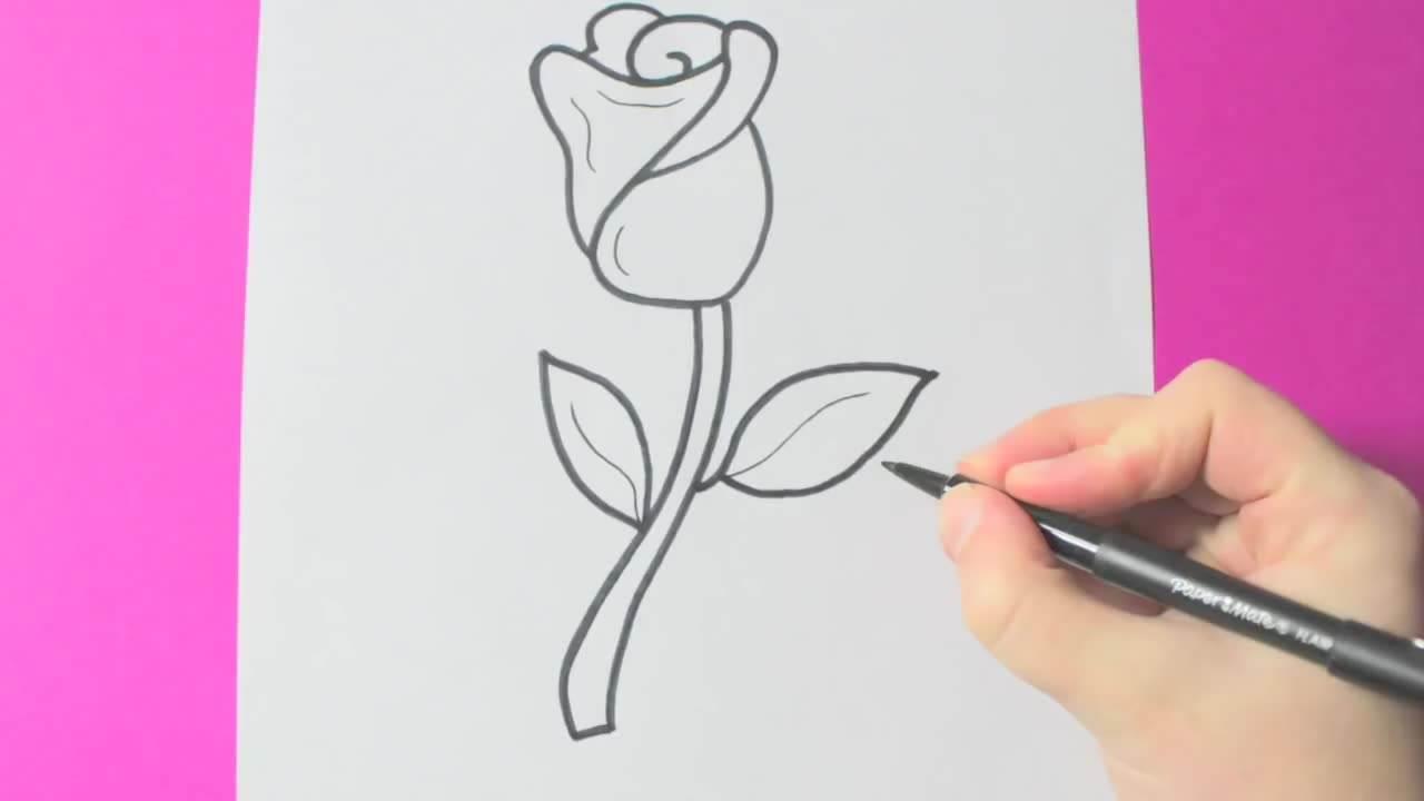 玫瑰花怎么画 玫瑰花怎么画最好看