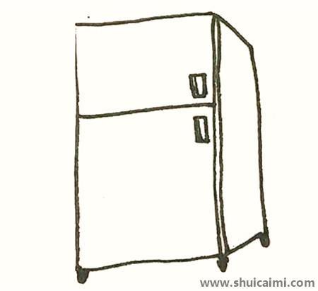 冰箱儿童简笔画
