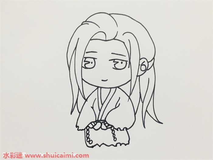 魔道祖师温宁怎么画 魔道祖师温宁简笔画漂亮卡通