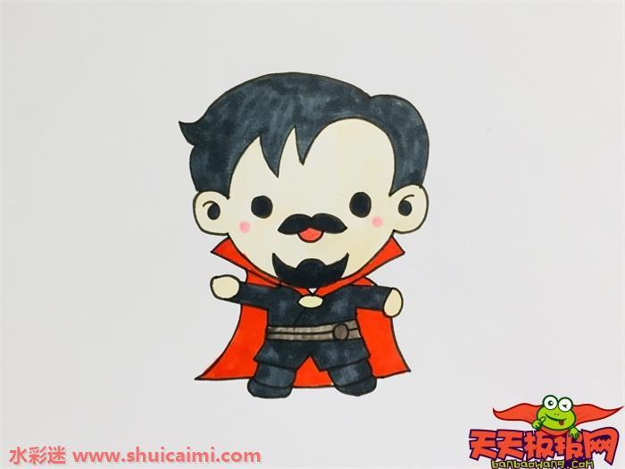 复联4奇异博士怎么画 复联4奇异博士简笔画简单易画彩色