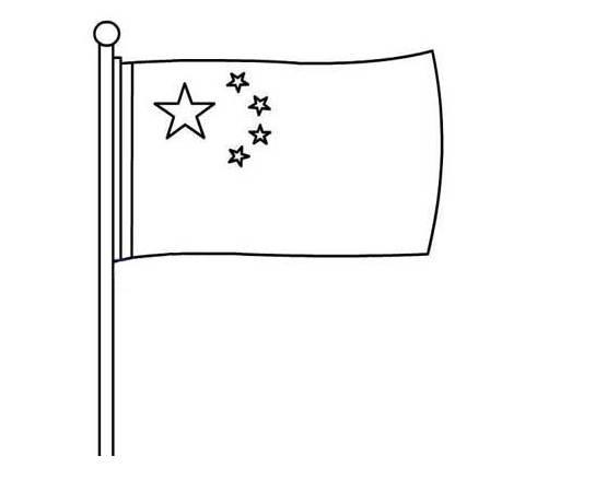 党旗简笔画 党旗简笔画图片大全大图
