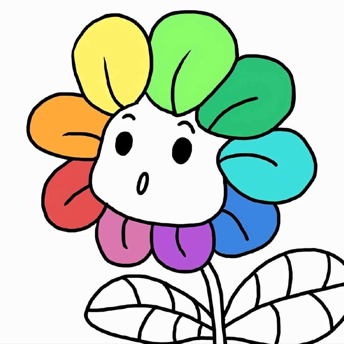 花简笔画 花简笔画图片大全