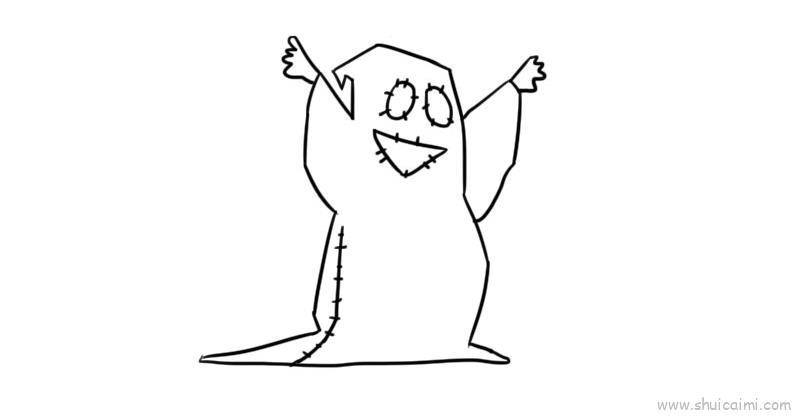 小鬼怪儿童画怎么画 小鬼怪简笔画图片大全