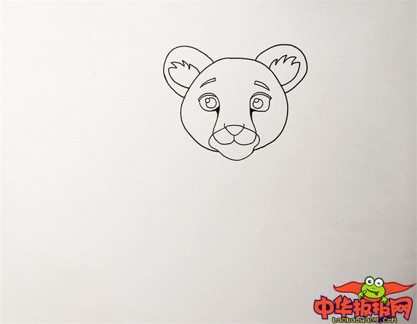 豹子怎么画 豹子简笔画图片带颜色