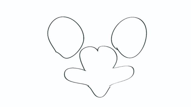 米奇简笔画怎么画 米奇简笔画图片