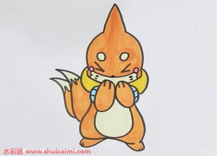 泳气鼬怎么画 泳气鼬简笔画步骤