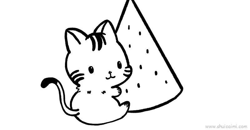 小猫可爱儿童画怎么画 小猫可爱简笔画画法