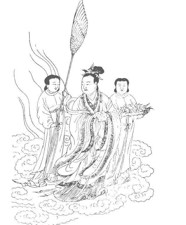 王母娘娘Q版简笔画 王母娘娘怎么画简笔画卡通