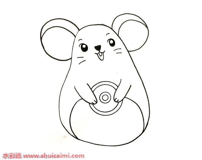 卡通老鼠怎么画 卡通老鼠简笔画简单易画彩色