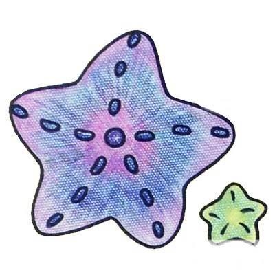 海星简笔画 海星简笔画彩色