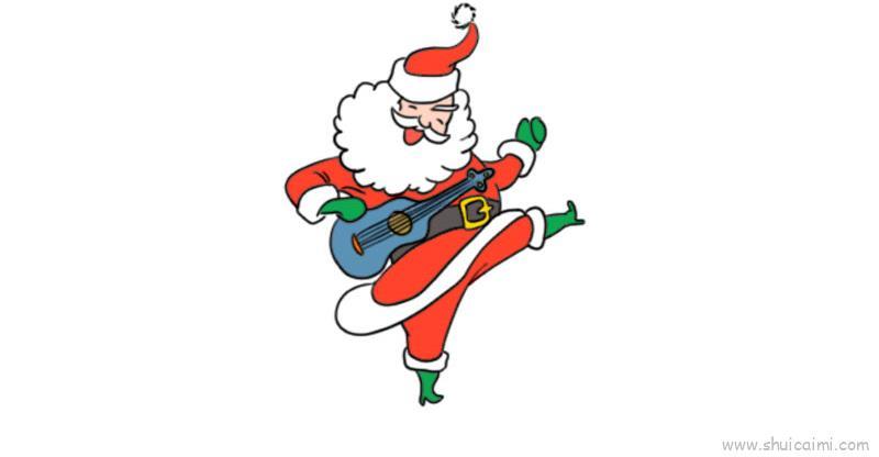 圣诞老人儿童画怎么画 圣诞老人简笔画顺序