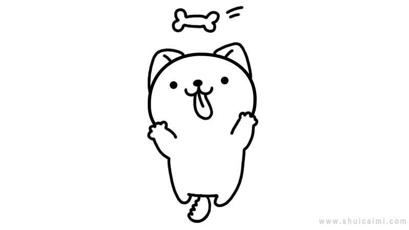 狗简笔画怎么画 狗简笔画简单又好看